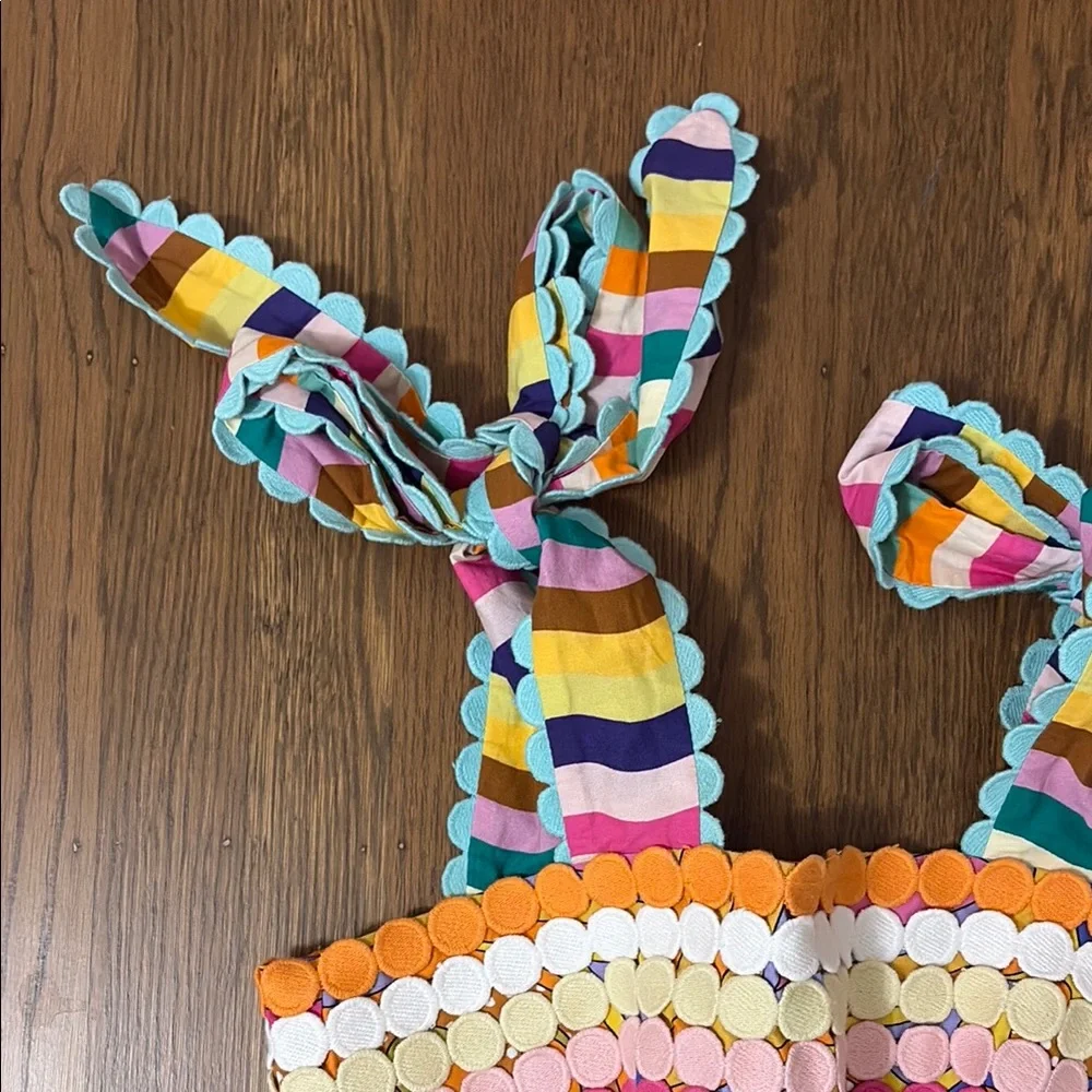 CeliaB Magnolia Tiered Floral Multicolor midi dress size small - Picture 4 of 6